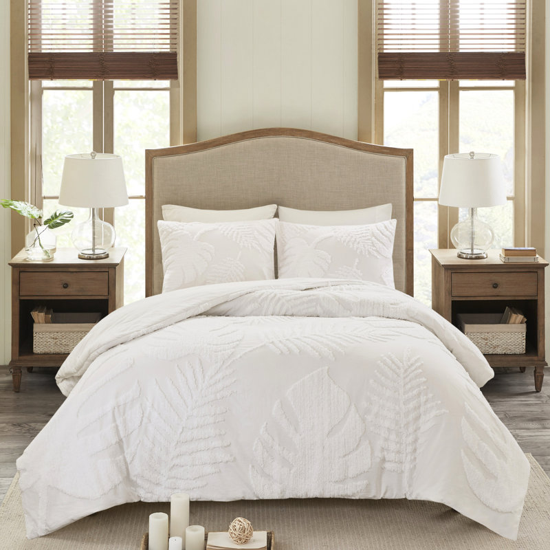 Ensemble de literie 3 pièces en chenille de coton, décor de chambre de style plage, très grand, esthétique de maison,