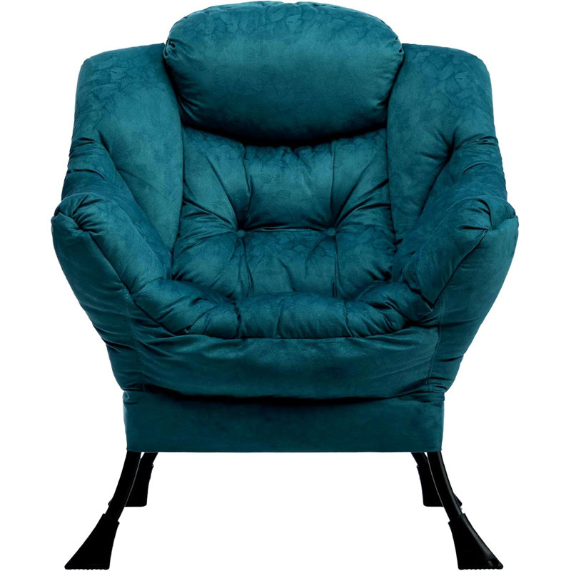 Arrowpoint Velvet Armchair, Dark Green