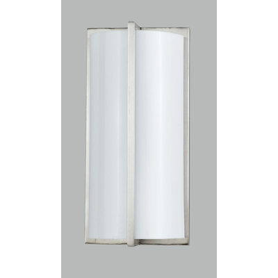 Applique murale Simmi en acier brossé, bras articulé, hauteur 31,1 cm (12,25 po).