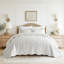 Ensemble de courtepointe 100% coton Scallop Edge-116732107-116732109
