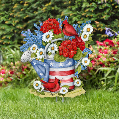 Argelis Wood Plants & Flowers Garden Stake