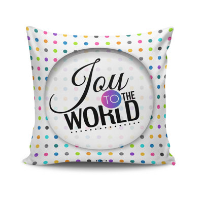 Coussin décoratif, 17,0 x 17,0 pouces, 50% coton / 50% polyester, lavable à la machine, repassable, rembourrage en silicone, fermeture à glissière dissimulée | Coussin décoratif doux et élégant pour le salon, la chambre à coucher et le bureau