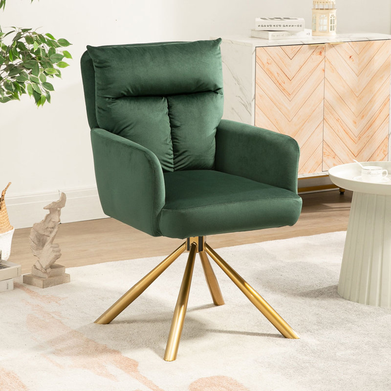 Fauteuil de maquillage Etian, Vert