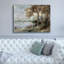 «Epic Graffiti 'Peaceful Lake» par Danhui Nai, art mural sur toile-2055525588