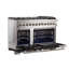 Capriasca - Cuisinière à carburant double autoportante de 30 po 4,32 pi³ avec veilleuse Titanium Professional-68815748