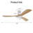 Nicola 52'' 3-Blade Ceiling Fan With Remote Control-1789334605