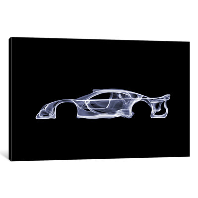Mercedes-benz clk gtr, impression sur toile tendue