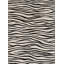 Hand-Knotted High-Quality Black and Beige Area Rug