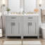 Meuble-lavabo moderne de 48 pouces avec lavabo en céramique