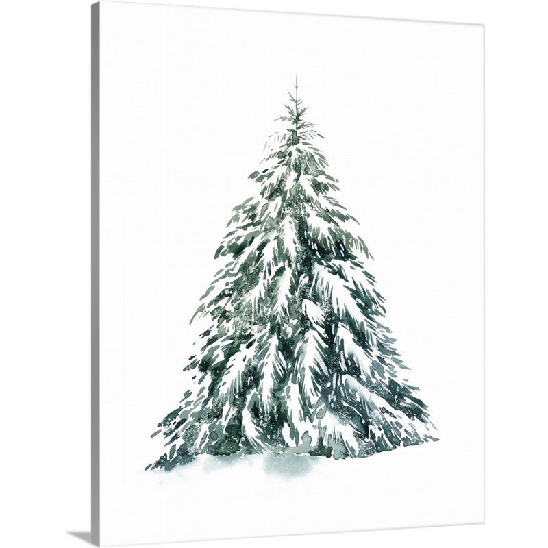 «Blue Spruce I» par Grace Popp - reproduction d'art sur toile, H 20 po x l 16 po x P 1,25 po, Toile tendue
