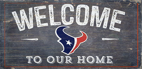 Décoration murale welcome NFL, Texans de Houston