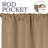 Modern Linen Inspired Classic Solid 100% Polyester Room Darkening Curtain Panel-472784746-472784747