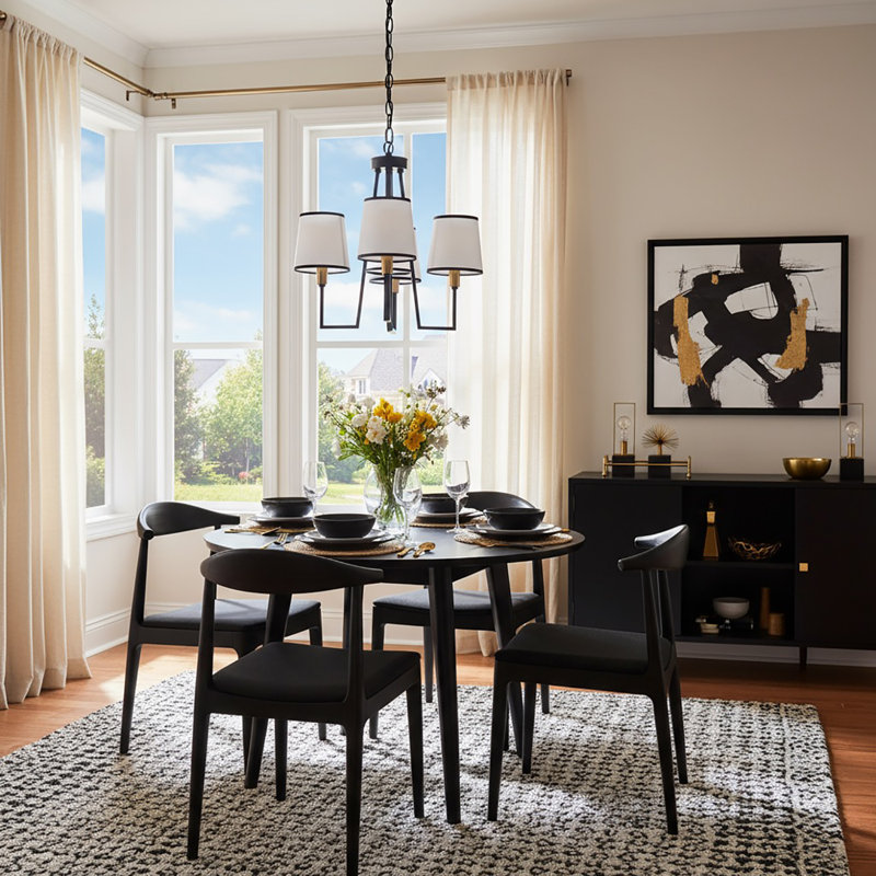 3 - Light Dimmable Chandelier
