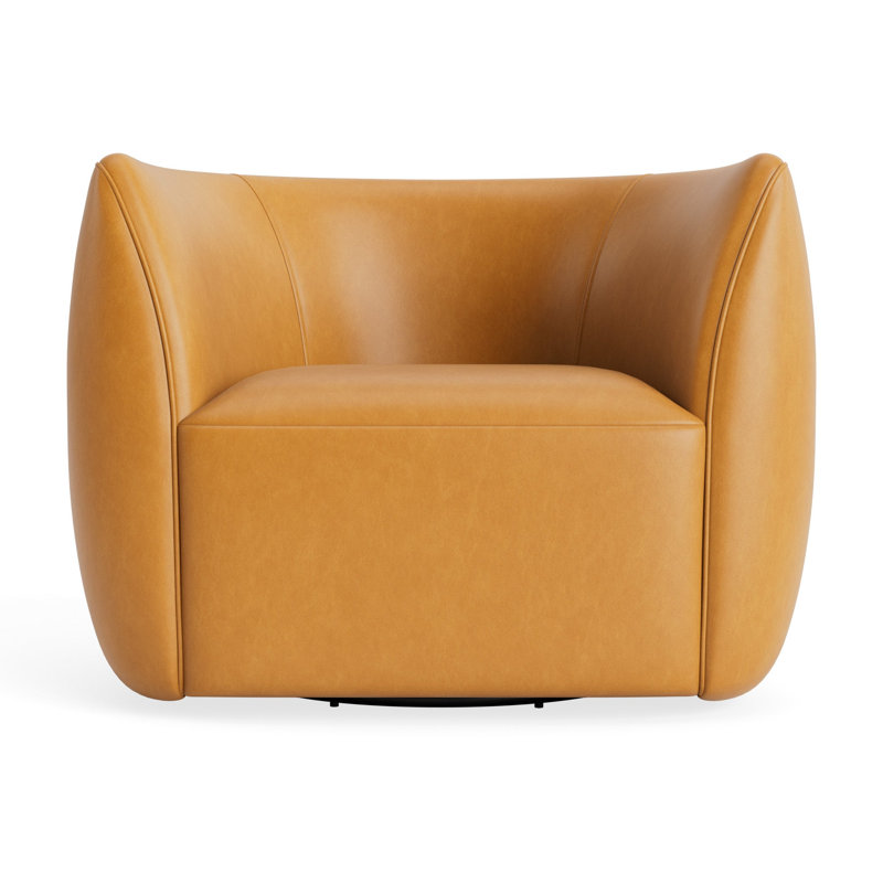 MTO - Council Swivel Lounge Chair, Canyon Leather