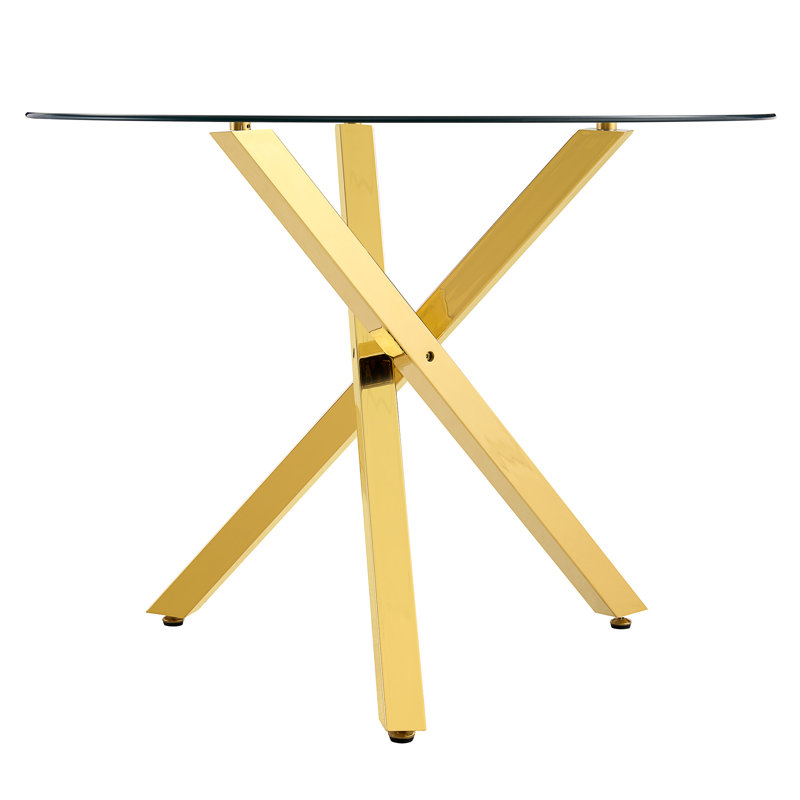 Round Glass Dining Table