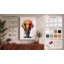 Elephant at Sunrise Modern - Wrapped Canvas-450743090-450743101
