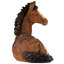Statue de jardin poney relaxante
