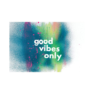 Good Vibes Only by Nola James - Wrapped Canvas Print