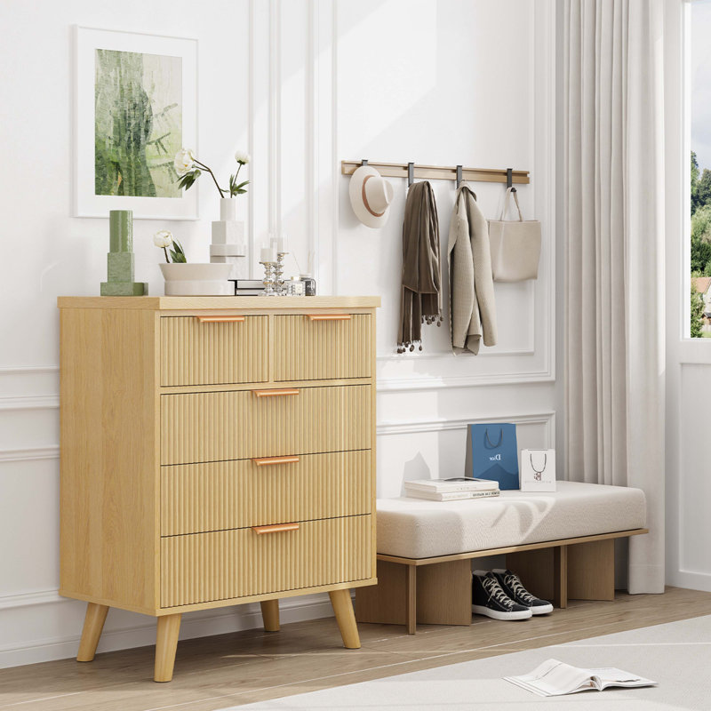Commode 5 tiroirs pour chambre à coucher