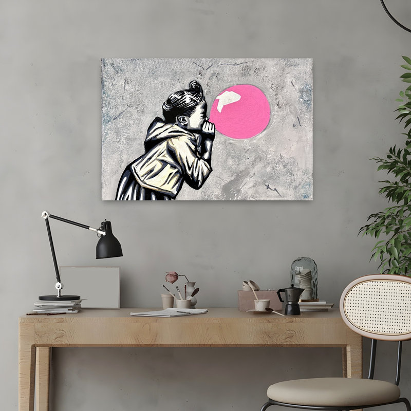 Reproduction d'art urbain urbain contemporain, 16" H x 24" W