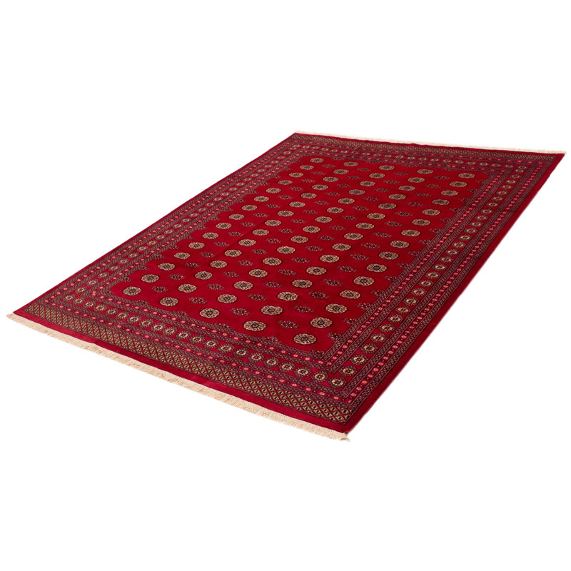 Tapis rouge Finha Peshawar Bokhara 8 pi 3 po x 10 pi 9 po