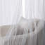 Pearl Beaded Tulle Overlay Room Darkening Grommet Curtains (Set Of 2)-1503200226-1503200224