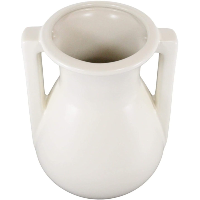 Vase de table Campton 7,25 po, Blanc