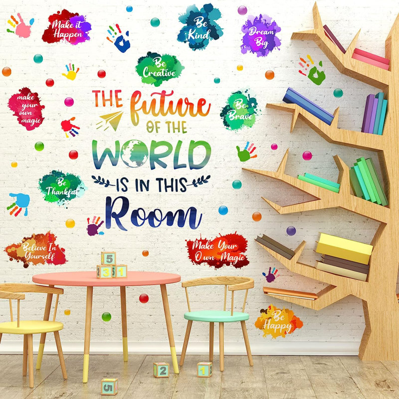 Evija Text & Numbers Wall Decal