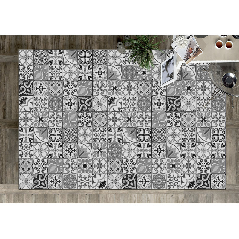 Littell Geometric Area Rug, Rectangle 155 x 200cm