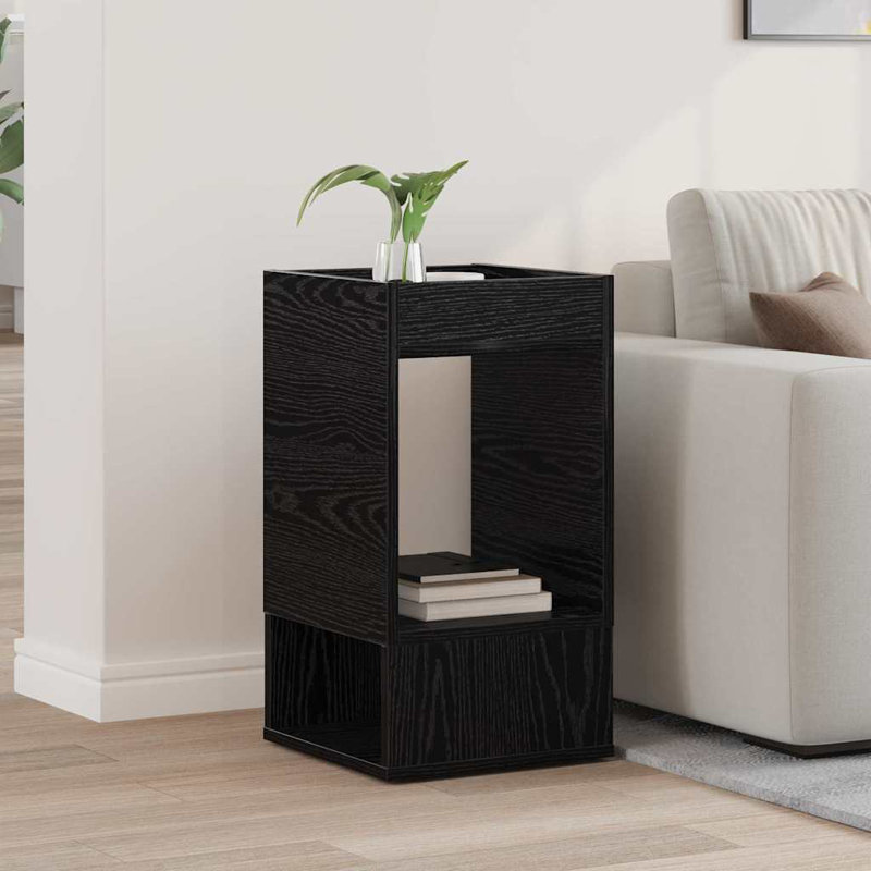 End Table, Black Oak