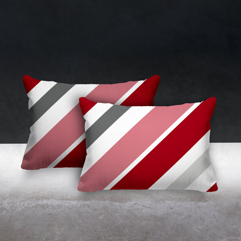 Coussin lombaire intérieur / extérieur Manda, Rouge