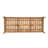 Terassi Outdoor Acacia Wood 3 Seater Sofa with Cushion