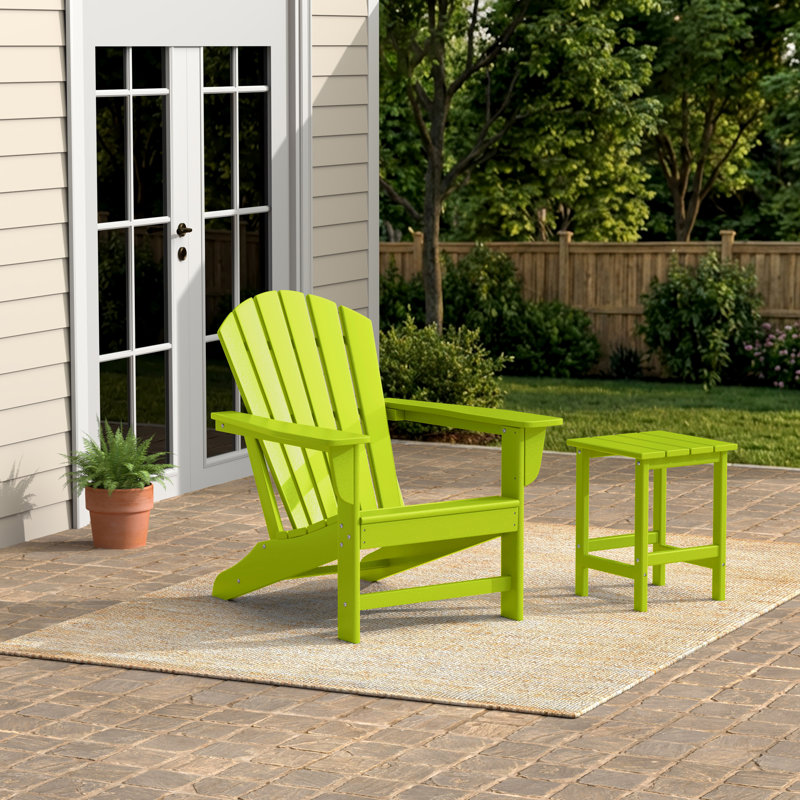 Chaise Adirondack en plastique Altura, Limette