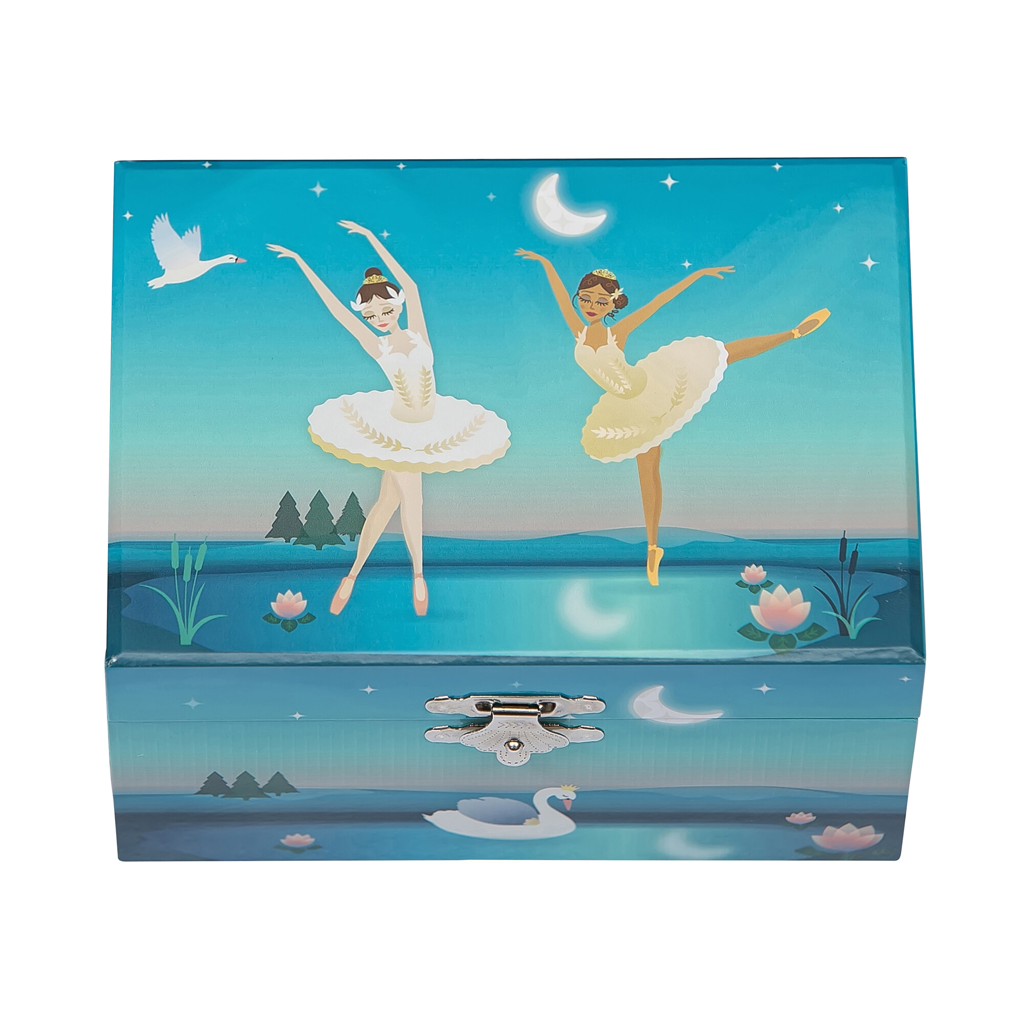 Twirling Fairy Star Swan Lake Tune Jewelry Box Gemma Violet