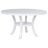 Lilou 7-piece 54-inch Round Wood Dining Table Set Pearl White-107231609