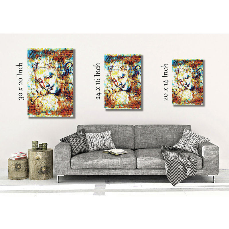 Leonardo Da Vinci - Wrapped Canvas Print, 76cm H x 50cm W