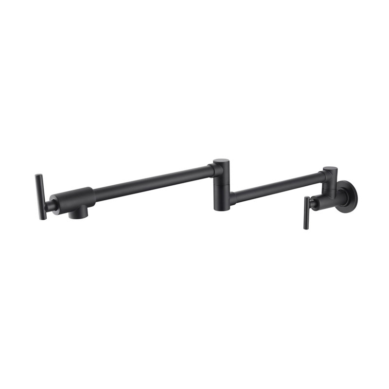 Robinet remplisseur mural, Noir mat