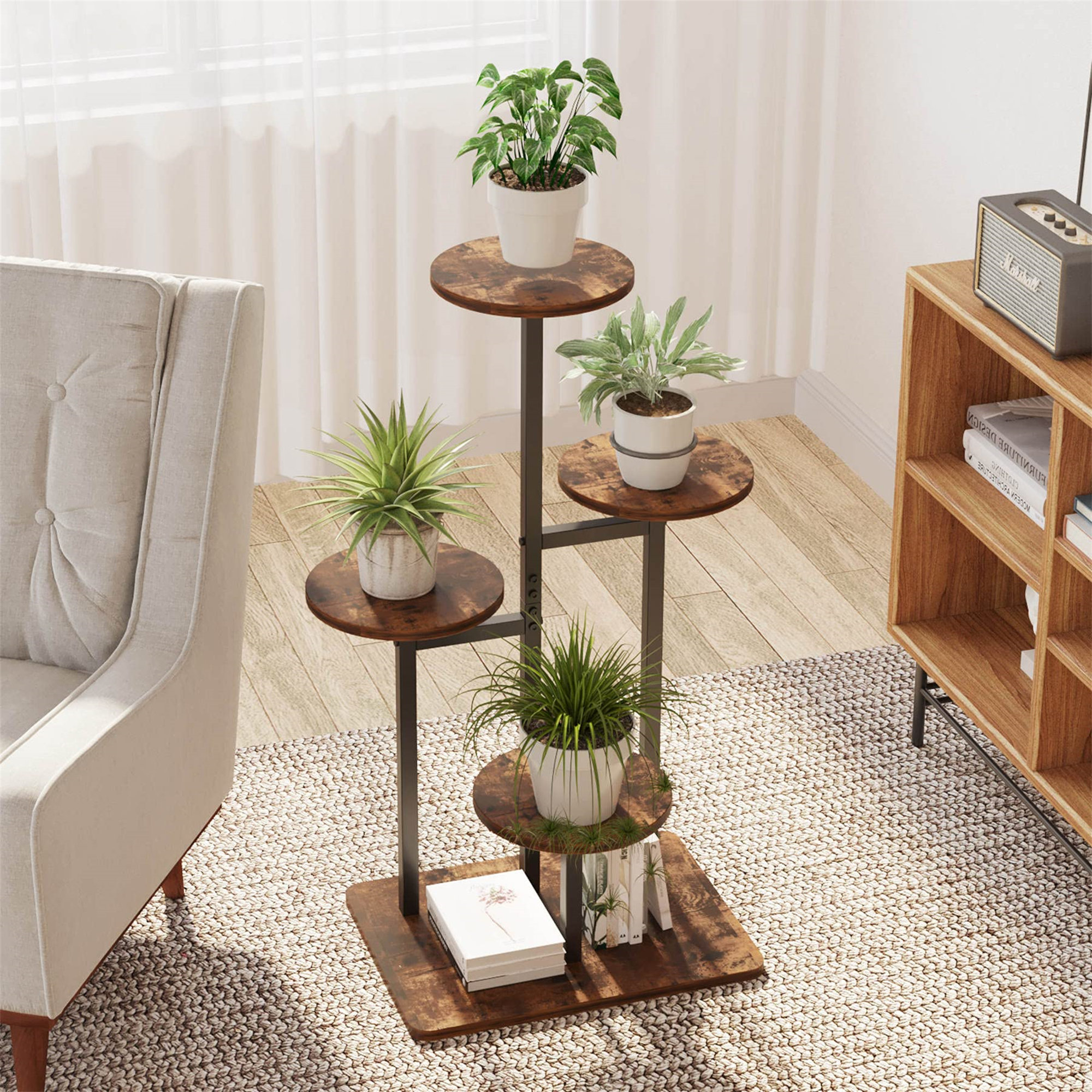 Wooden table deals for plants