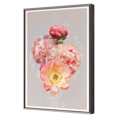 Peonies And Bubbles Print by Plank, Marlies