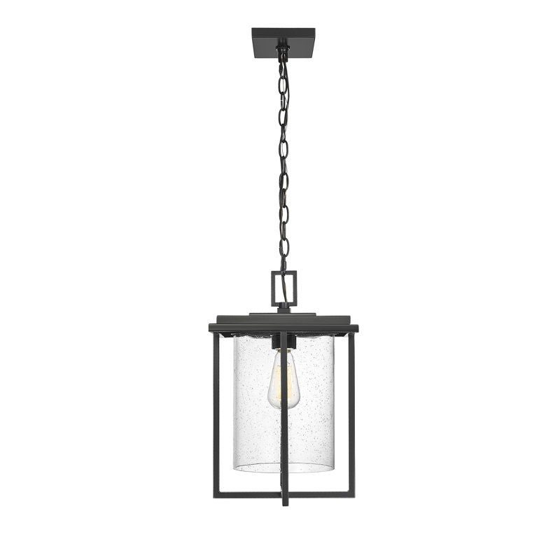 Luminaire suspendu d'extérieur 1 lumière de 8 po Angela