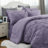 Bedsure Queen Burgundy Pintuck Bed-in-a-Bag - Olive Green Pinch Pleat Comforter Set with Sheets, Pillowcases & Shams (Set of 7)-105523217-105523204