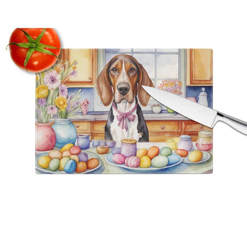 Planche à découper en verre Coonhound