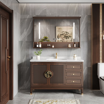 Meuble-lavabo de style rétro luxueux de style chinois
