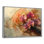 «Jabraun Summer Pansies Flowers On A Top of Wooden Slide I - Pansies», art mural