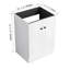 Meuble-lavabo autoportant 24 po avec portes à fermeture douce, base de rangement en contreplaqué blanc