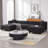 Pull Point Design U-shaped Sofa Sectional Sofa Couch-1914098745
