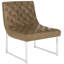 Méridienne en velours capitonné de 63,5 cm de largeur Tahmina-1556285551