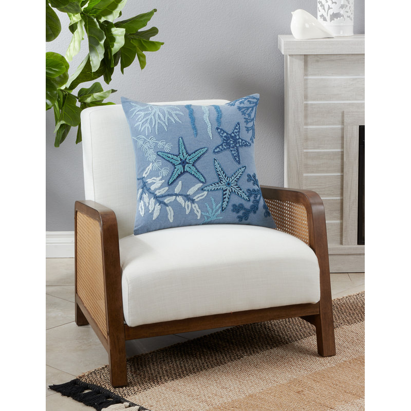 Cotton Throw Pillow, Down Blend