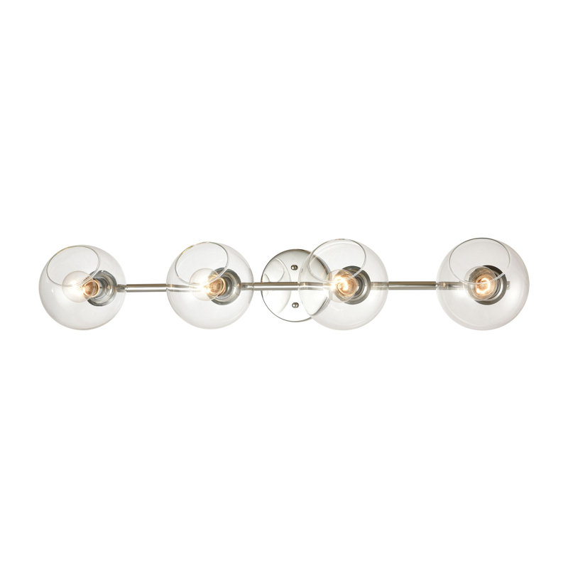 Claro 36'' Wide 4-Light Vanity Light - Polished Chrome