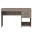 Bureau d'ordinateur à 1 tablette et 2 tiroirs Berkeley gris clair